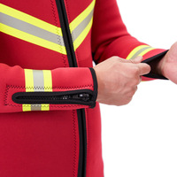Équipement de sauvetage aquatique, veste de sauvetage imperméable, combinaison de plongée une pièce, veste de sauvetage réfléchissante bleu ciel, veste de sauvetage d'urgence