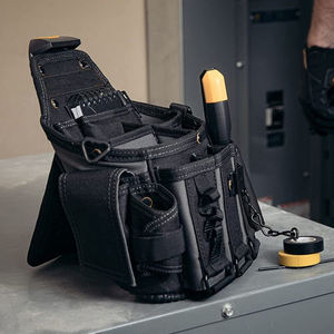 Sac de messagerie pour outils OEM personnalisé avec une capacité de 250 lb, 20-24 poches, sangle réglable légère, multifonction et clip ceinture - Product Image 1