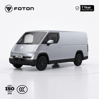 Fourgon utilitaire électrique LHD avec une autonomie de 260 km, un moteur de 125 kW, une batterie de 50,23 kWh, un couple de 210 Nm, FOTON Cavan C1, garantie d'un an