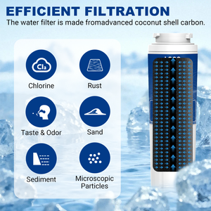 Filtre à eau pour réfrigérateur RW08 10110, remplacement pour UKF8001, filtre domestique en plastique à charbon actif EDR4RXD1 - Product Image 4