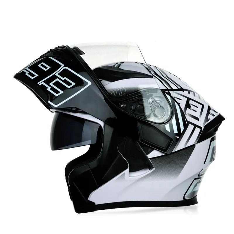 최고 판매 플립 헬멧 오토바이 안전 헬멧 전기 스쿠터 이동식 빨 라이닝