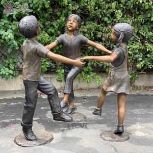 Escultura de Bronce TREVI, Figura de Maestro y Niños, para Decoración de Espacios Escolares - Product Image 6