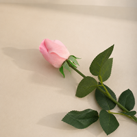 Roses artificielles LUYI à toucher réel, roses à branche unique, aspect réaliste, moulage par injection hydratant, style INS, décoration pour la maison et les mariages