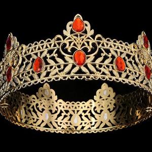 <span class=keywords><strong>มงกุฎ</strong></span>บาร็อควินเทจสุดหรูสำหรับเจ้าสาวและเจ้าบ่าว งานแต่งงาน วันเกิด และวันครบรอบ ประดับ<span class=keywords><strong>เพชร</strong></span>และโลหะผสม - Product Image 3