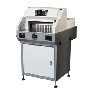 Mesin pemotong kertas otomatis layar sentuh cerdas 4908B A3 langsung dari pabrik harga Guillotine dengan garansi 2 tahun