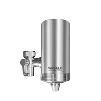 Purificateur d'eau pour robinet de cuisine en acier inoxydable avec charbon actif, pré-filtre manuel pour l'eau potable domestique directe