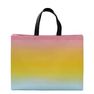 Wholesale Promotional Fashion Recycled <b>Glitter</b> Holographic Laser Iridescent Silver Gift Shopping <b>Bag</b> Tote Non-woven <b>Bag</b> - Product Image 1