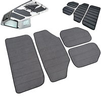 Pour Jeep Wrangler JK 2007-2018 Kit d'Isolation de Toit pour Véhicule Tout-Terrain avec Options 4 Portes