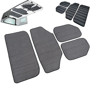 Bantalan insulasi atap Jeep Wrangler JK, Kit isolasi Interior kendaraan Off-Road dengan <span class=keywords><strong>2</strong></span> pintu dan 4 pilihan pintu - Product Image 2