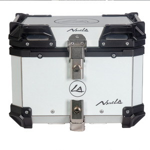 Baúl Trasero para Motocicleta, Nuevo Estilo, 45L, con Calcomanía <span class=keywords><strong>LA</strong></span>, de Aleación de Aluminio, de Liberación Rápida, Impermeable, Anticolisión, para Equipaje Todoterreno - Product Image 5