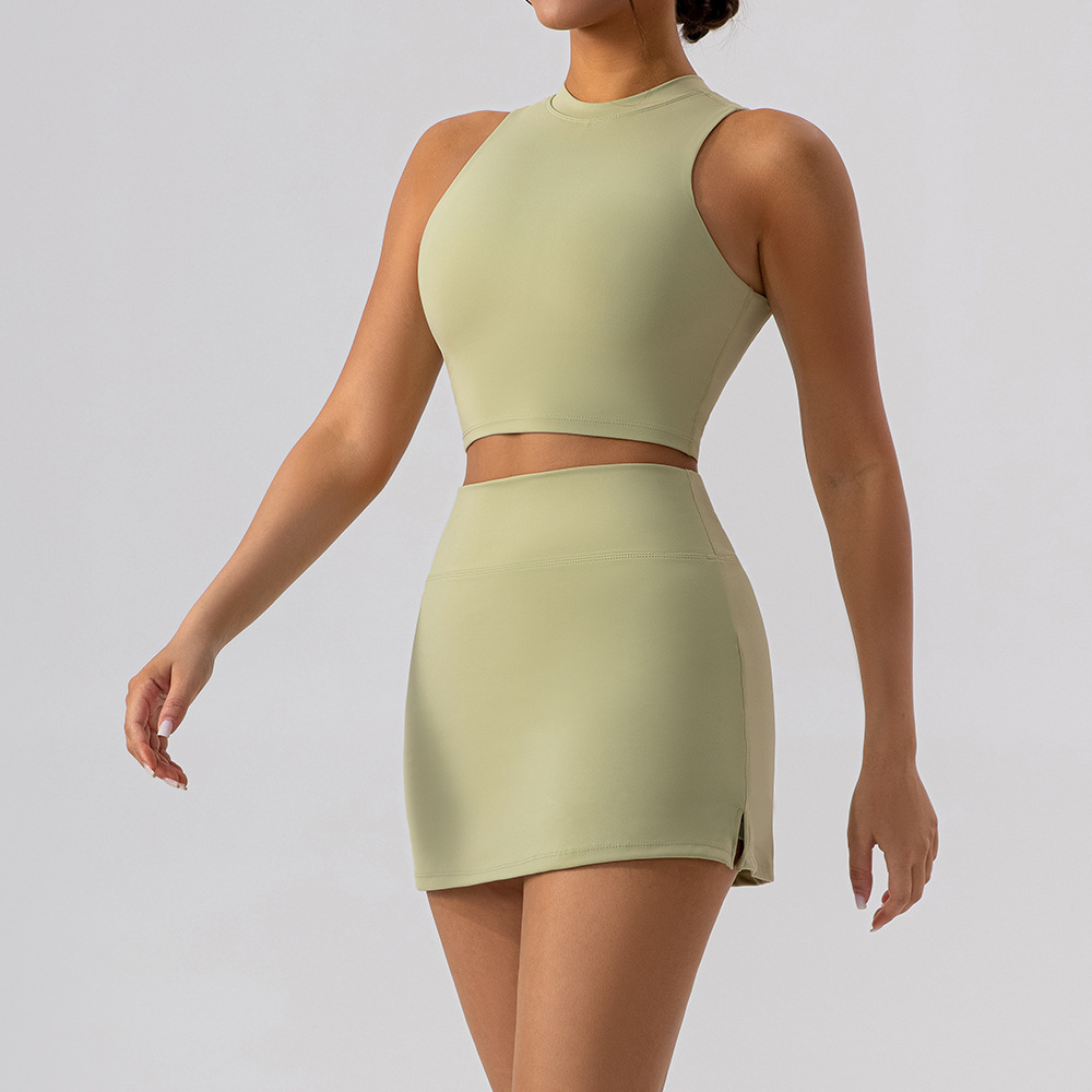 Tailleur jupe.Vert turquoise
