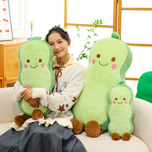 Cute Pea Pillow Plush <b>Toy</b> Living Room Sofa Pea Ornament Doll Gift for Children Adults PP Cotton <b>Stuffed</b> Animal <b>Toys</b> Wholesale - Product Image 5