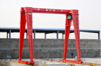 Mini-grue portique monopoutre intérieure avec palan électrique à câble ou palan à chaîne, capacité 500 kg - 3 tonnes, moteur et boîte de vitesses, CE ISO