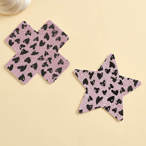 2025マルチスタイルファントムキラキラキラキラ輝くセクシー乳首カバー自己接着性通気性透明胸パッチ - Product Image 6