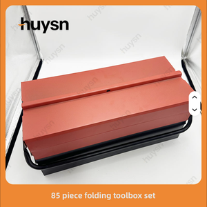 Three-Layer Foldable <b>Chrome</b> Vanadium Steel OEM Hand <b>Box</b> Combination Set 85 Piece Machine Repair Sleeve Organization Work PL-85 H - Product Image 2