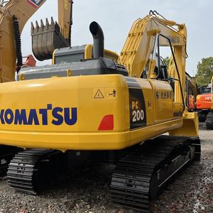 Excavadora Usada Komatsu PC200-8, Excavadora Mediana de Cadenas, PC160 PC200 PC220 PC240, 20 Toneladas, Original Japonesa, de Segunda Mano - Product Image 1