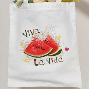Sac fourre-tout en toile de coton réutilisable, écologique, multifonctionnel, moderne et personnalisé, avec logo sur mesure pour cadeaux promotionnels - Product Image 1