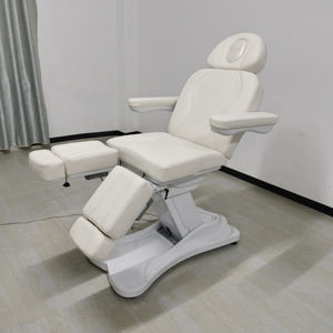 Silla de pedicura eléctrica de nuevo diseño para examen médico y Spa, cama de belleza de 2-5 motores con pata dividida para masaje, muebles de Spa - Product Image 1