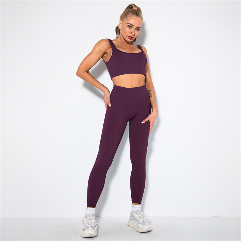HOT 11 colors Fashion Modern Breathable Workout Clothing Popular Women Active Wear Yoga Set hygroscopic