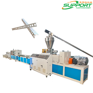 Protecteur de bord de mur Machine de ligne de production de perles d'angle en plastique <span class=keywords><strong>PVC</strong></span> à angle droit blanc - Product Image 2