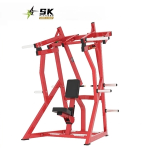 Machine à ramer assise à charge libre SK Commercial, équipement professionnel de musculation dorsale pour salle de sport - Product Image 1