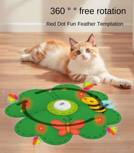 Interaktif kedi oyuncaklar kapalı kediler için hareket etkinleştirmek Mat şarj edilebilir kedi avcılık oyuncak gizlemek ve oyuncak aramak - Product Image 2