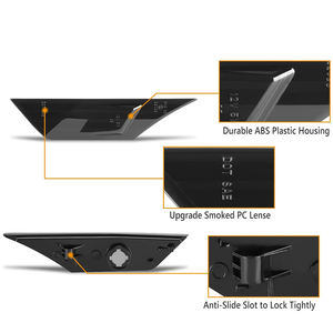 Luce di Segnalazione Laterale LED per Parafango Anteriore, DRL per Honda Civic 10GEN 2016-2019, Indicatore di Direzione Bicolore Commutabile - Product Image 6