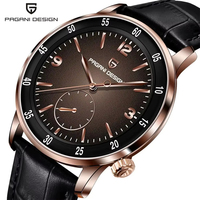 Montre-bracelet de luxe Pagani Design PD-1790 1790, bracelet en cuir, étanche, automatique, mécanique, pour homme, Reloj Hombre