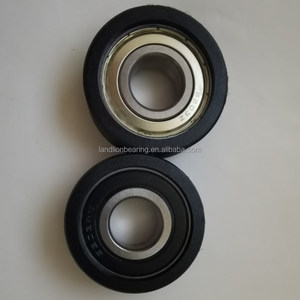 <strong>Plastic</strong>-Coated <strong>Ball</strong> <strong>Bearing</strong> 6204ZZ Pulley PU Rubber Coated <strong>Bearing</strong> 6204ZZ - Product Image 3