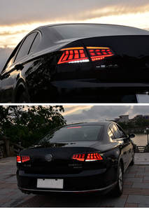 Feux arrière à LED DK Motion pour Volkswagen <span class=keywords><strong>VW</strong></span> <span class=keywords><strong>2016</strong></span>-2019 Passat B8 feu arrière feu arrière mobile + frein + virage + balayage 1 an de garantie - Product Image 5