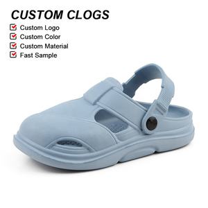 VEILISR Chaussons mignons pour enfants à bout fermé Chaussons antidérapants à fond plat Chaussures d'été Sabots d'extérieur Chaussures souples pour bébés Sandales pour enfants - Product Image 2