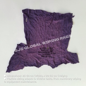 Industrial Rags 100 Cotton Mixed Colored T-Shirt Rags Colored Wiping Rag 2 lb <b>Compressed</b> <b>Bag</b> for Cleaning - Product Image 3