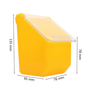 Comedero y Bebedero Colgante para Aves, Palomas, Codornices y Gallinas, Caja de Alimentación y Suministros para Aves de Corral - Product Image 2