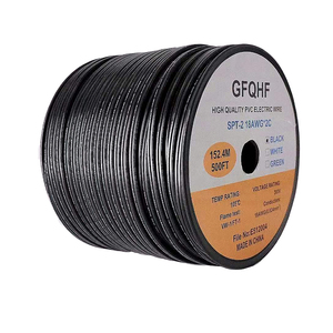 UL 500ft SPT-2 18AWG esnek paralel elektrik telleri açık noel dize ışıkları için kablolar uzatın - Product Image 5