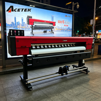 Imprimante jet d'encre à sublimation automatique Acetek avec garantie d'un an, traceur d'impression éco-solvant 1,8 m, tête d'impression Xp600 I3200