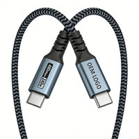 Cable USB Tipo C de 100W, Carga Rápida de 240W 5A PD 3.1, Cable Trenzado de Alta Calidad de 1m 2m 3m, Nuevo