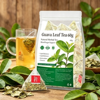 BORUN OEMODM Thé aux feuilles et fleurs de goyave 60g (2g*30 sachets) Détoxifiant, soulage la diarrhée, contrôle la glycémie et abaisse les lipides sanguins