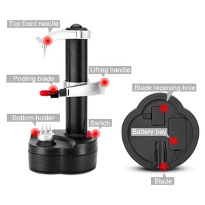 Dụng Cụ Gọt Vỏ Đa Năng Dụng Cụ Nhà Bếp Rau Củ Dụng Cụ Gọt Vỏ Táo Khoai Tây Dụng Cụ Gọt Vỏ Trái Cây Tự Động Bằng Điện - Product Image 3