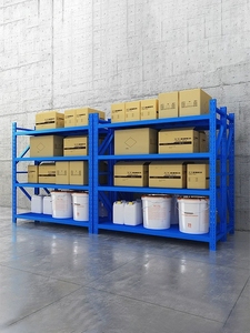 Rak Penyimpanan Rak Gudang Multi-layer untuk Barang Ringan dan Sedang, Rak Gudang Industri Ekspres, Rak Gudang Berat - Product Image 4