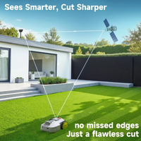 Robot tondeuse à gazon Bestmow, robot tondeuse à gazon à perception visuelle, navigation précise par IA, planification de trajectoire entièrement automatique