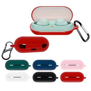 Adecuado para Sony Case Funda protectora de silicona suave para auriculares con llavero - Product Image 2