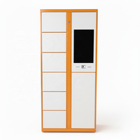 Casier intelligent numérique à écran tactile étanche, assemblé, durable, résistant à la rouille, pour la livraison de colis, résidentiel, commercial, campus