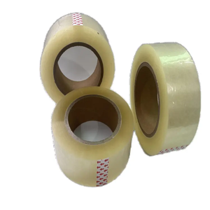 Fabrication en usine <span class=keywords><strong>de</strong></span> ruban auto-adhésif en plastique Super Transparent Opp ruban adhésif <span class=keywords><strong>Nature</strong></span> caoutchouc Bopp ruban d'emballage - Product Image 6