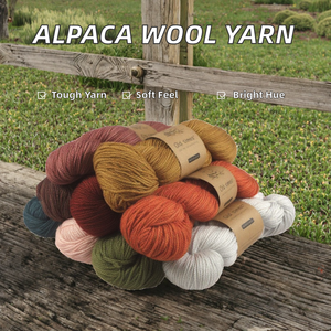 Nhà Máy Giá Alpaca Len Sợi Lạc Đà Len Cho Tay Của Phụ Nữ Đan Nhuộm Mô Hình Trung Ấm Len Sợi Cho Khăn Và Mũ - Product Image 3