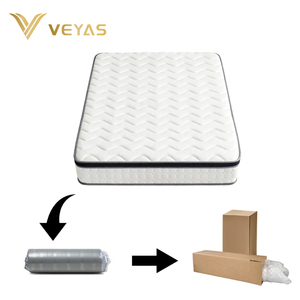 Matelas en mousse compressée taille Queen 30 cm d'épaisseur Écologique Faible MOQ 1 pièce Chine Guangzhou Foshan Meubles Hôtel Villa - Product Image 1