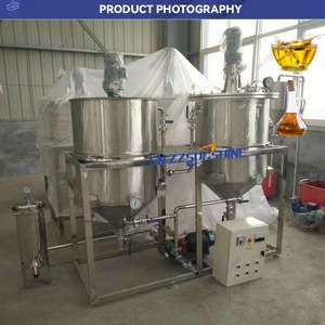 อุปกรณ์การกลั่นน้ำมันที่กินได้ขนาดเล็กถั่วลิสงเรพซีดถั่วเหลืองวอลนัทสายการผลิตการกลั่นน้ำมันดอกทานตะวัน - Product Image 6