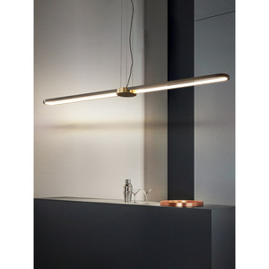 Lámpara Colgante de Lujo, Totalmente en Cobre, Estilo Minimalista Moderno, para Comedor u Oficina, Ideal para Mesa de Comedor o Barra - Product Image 1