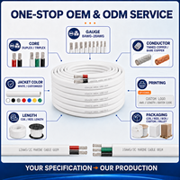Câble marin en cuivre étamé PVC 600V Duplex Triplex 10AWG 12AWG 14AWG 16AWG OEM pour bateau