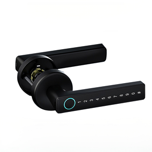 Cerradura de puerta de huella dactilar de entrada sin llave biométrica inteligente SIXWGH para <span class=keywords><strong>Bluetooth</strong></span> Wi-Fi habilitado Control de aplicación Tuya contraseña temporal - Product Image 1