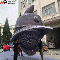 Casque de gladiateur gonflable géant personnalisé, modèle de guerrier romain pour musée, fête à thème historique, exposition, décoration d'événements